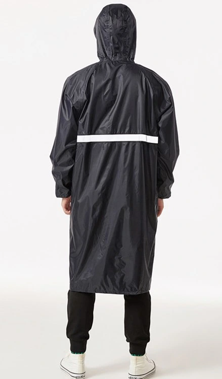 190t Polyester Adult Long Raincoat/Rain Coat/ Longrain Coat PVC Raincoat Rain Gear Rain Rain Coat