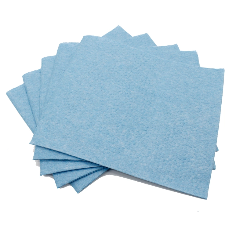 Factory Direct Sell Promotion Price Best Oil Absorb Nonwoven Industrial Blue Wipers Paper Disposable Wiping Paper for Car