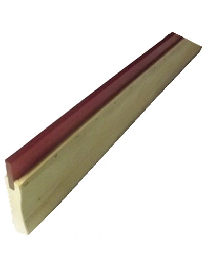 Wooden & Aluminum Holder 50*9mm Textile Silk Screen Printing Squeegee Blades Roll