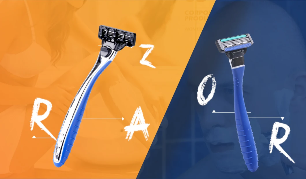 New Item Good Quality Non-Disposable Razors with 3 Blades