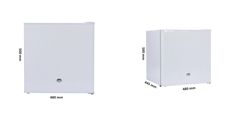 High Quality Small Capacity 12V Mini Single Door Refrigerator Bc-50