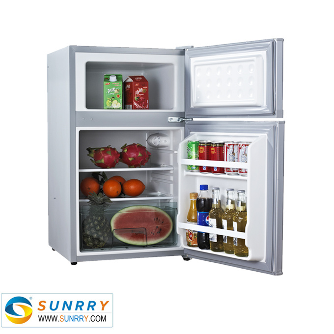 Solid Door Refrigeration Equipment Mini Small Fridge with Freezer 20L, Fridge 70L