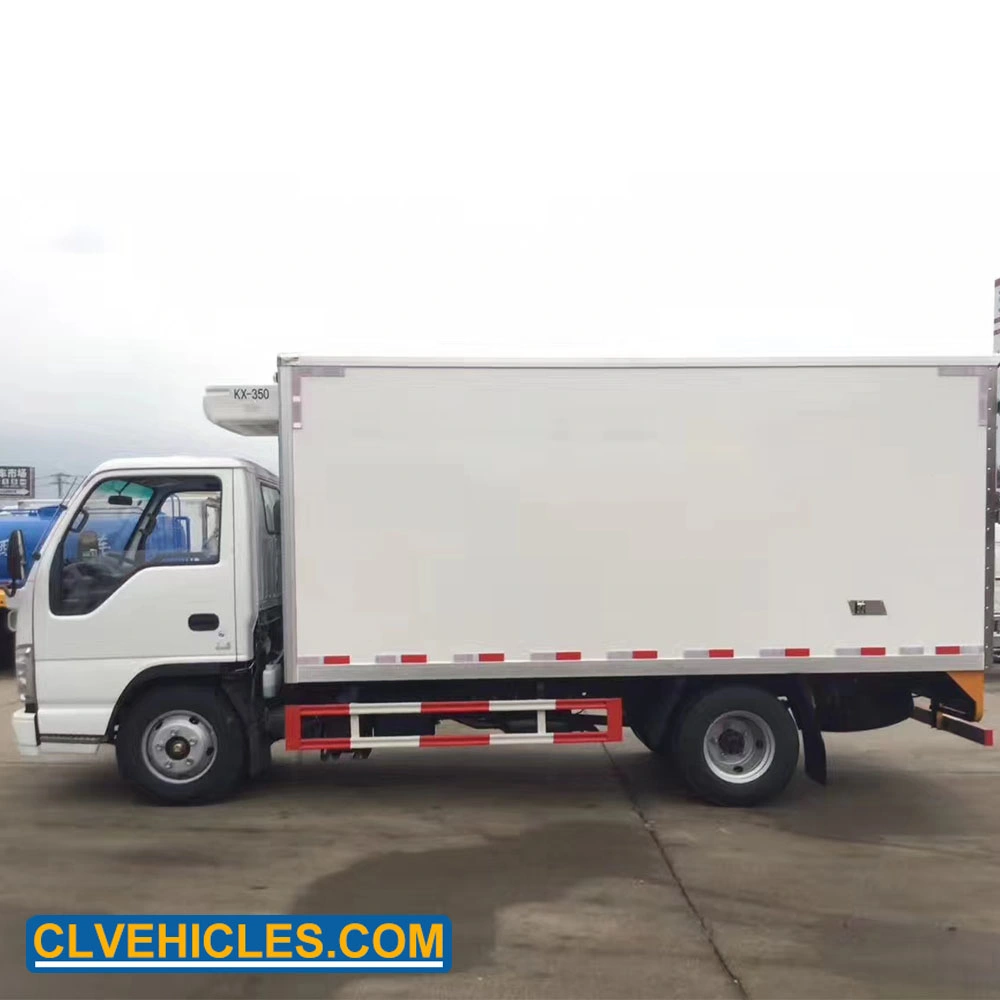 5 Ton Isuzu Freezer Lorry Van Truck Reefer Cooler Box Fridge with Carrier Unit Refrigerated Vehicle