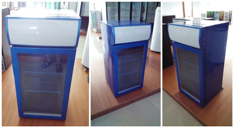 Counter Top Beverage Cooler/Mini Display Chiller/Vertical Cooler