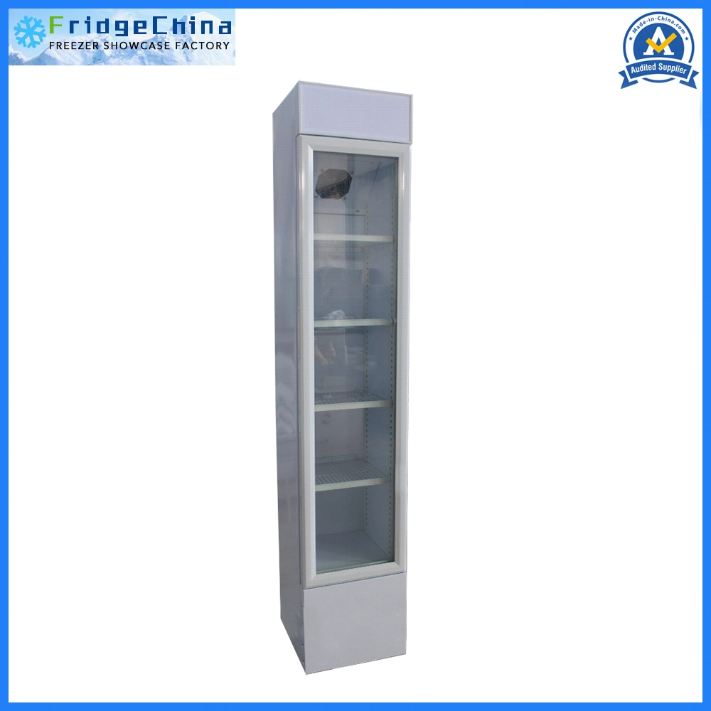 Electric Refrigerator Small Display Fridge Glass Front Mini Fridge