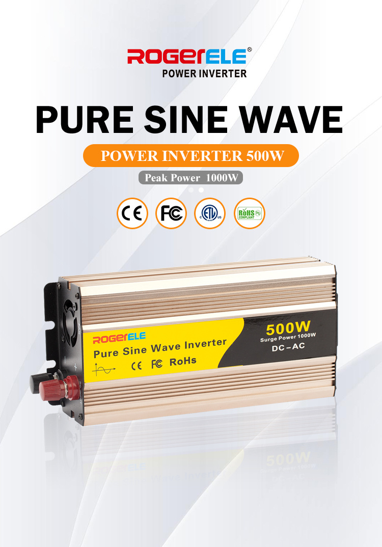 500 Watt Power Inverter DC 12 Volt to 110 Volt 120 Volt