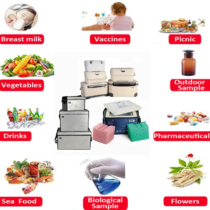 48L Medical Cooler Box Cold Chain Cooler with Wheels