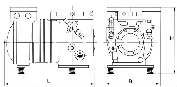 Dkj-100 Emerson Scroll Compressor, Piston Air Compressor, Compressor for Fridge