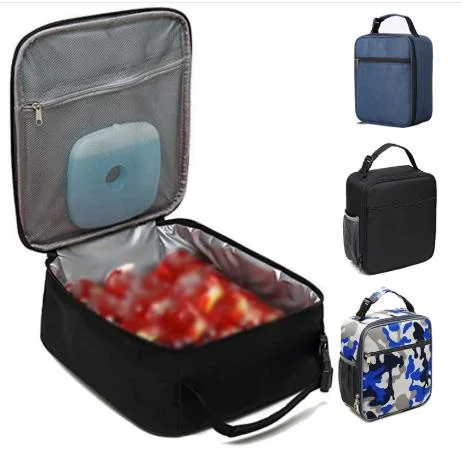 Portable Free Fitness Cooler Box Printing Insulated Lunch Bag