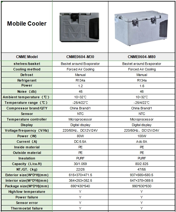 30L Medical Mobile Cooler Vaccine Storage Car Refrigerator