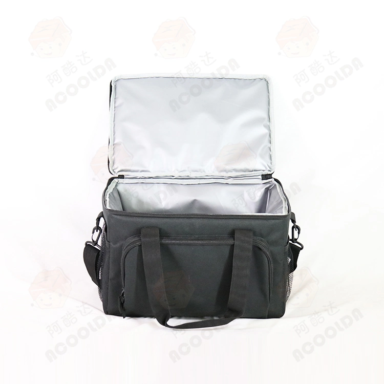 Portable Food Delivery Bag with Heater Polyester Cooler Insulated Fast Delivery Box