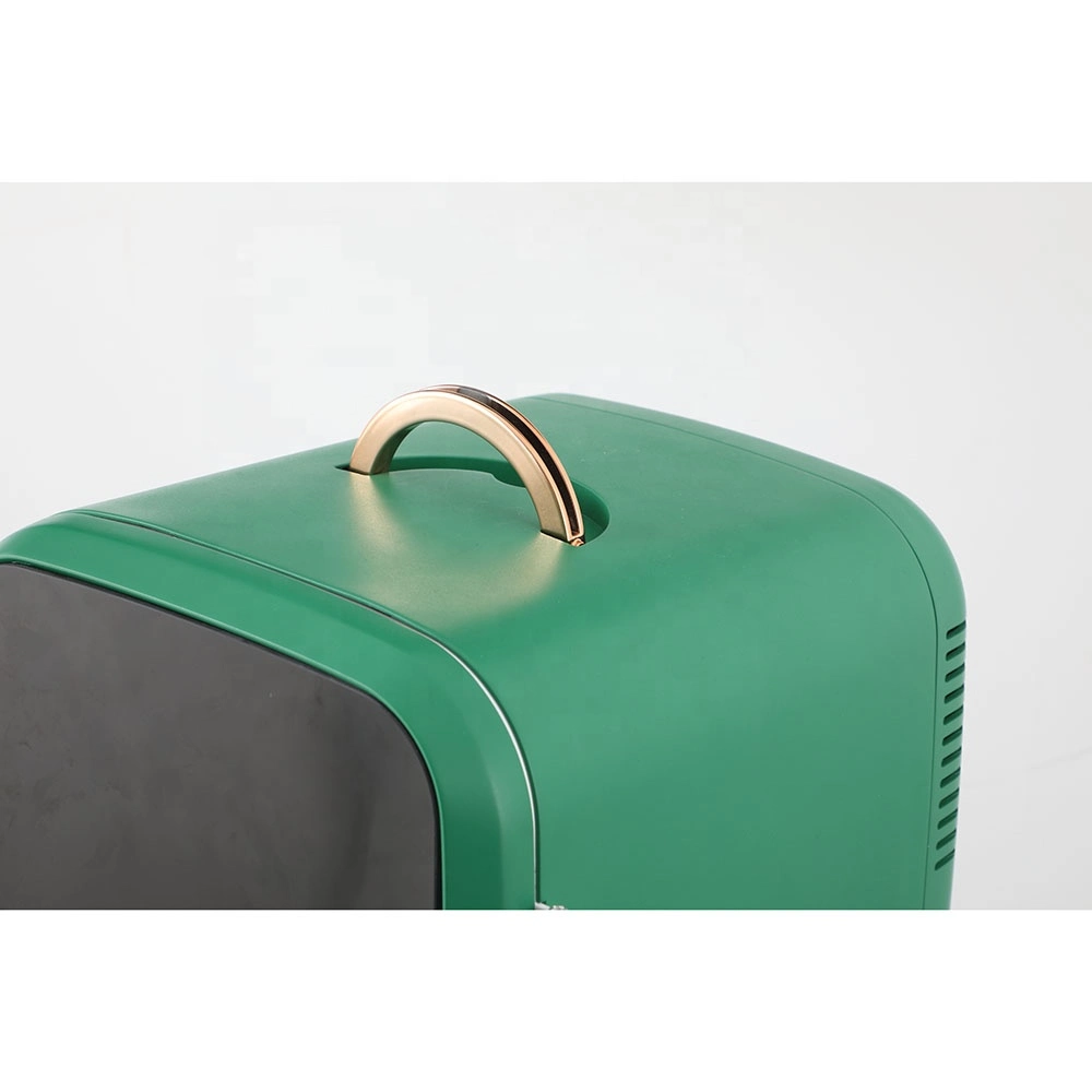 Custom Logo Green Mini Beauty Fridge 12L Portable Mini Cosmetichome Fridge Refrigerator