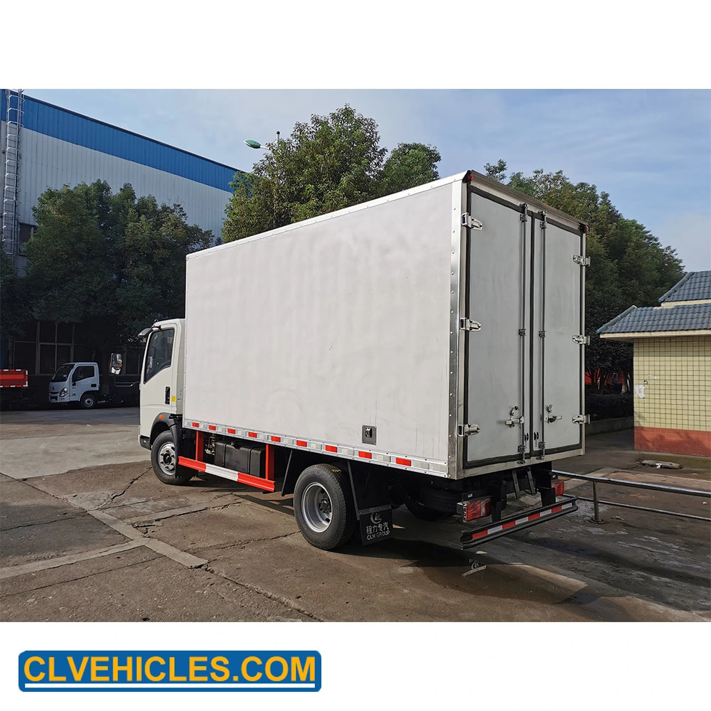 3 Ton HOWO Freezer Lorry Van Cooler Box Fridge with Carrier Unit Refrigerated Vehicle Truck
