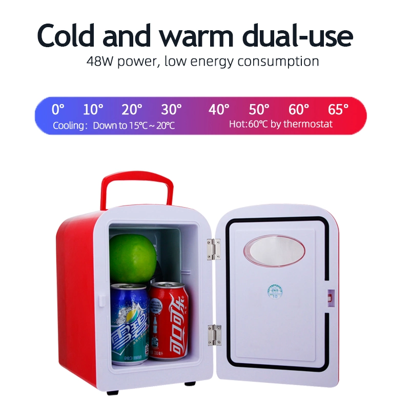 4L Car Home Bartech Lock Smart Solar Power Fridge Mini Fridge for Drugs Skin Care