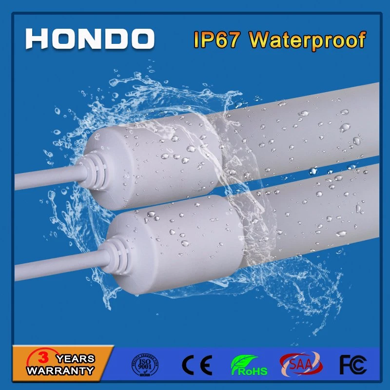 IP67 Waterproof 1200mm 18W T8 LED Tube Light for Outdoor/Bathroom/Icebox/Car Wash