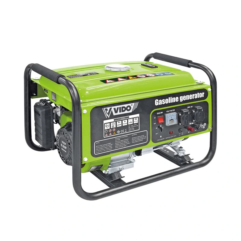 VIDO 5.5KW mini portable powerful ac dc portable gasoline generator r5500