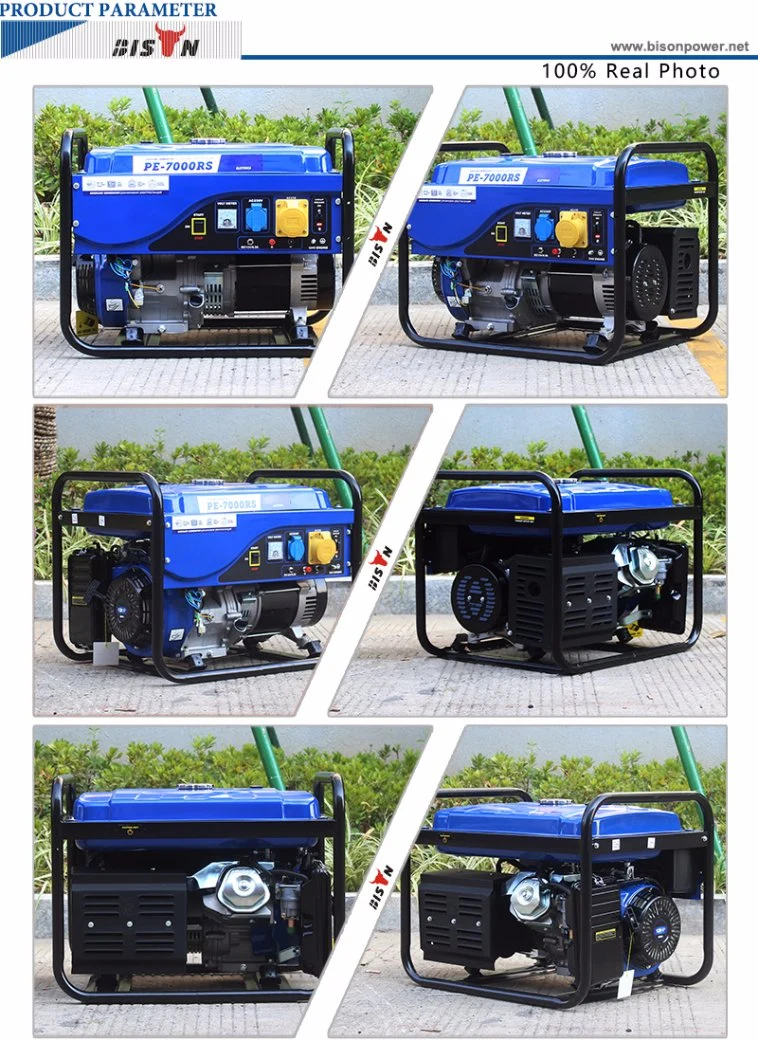 Bison China Taizhou 5kVA Electric Generator Portable for Honda 6500 Gasoline Generator Electric Generator 5kw