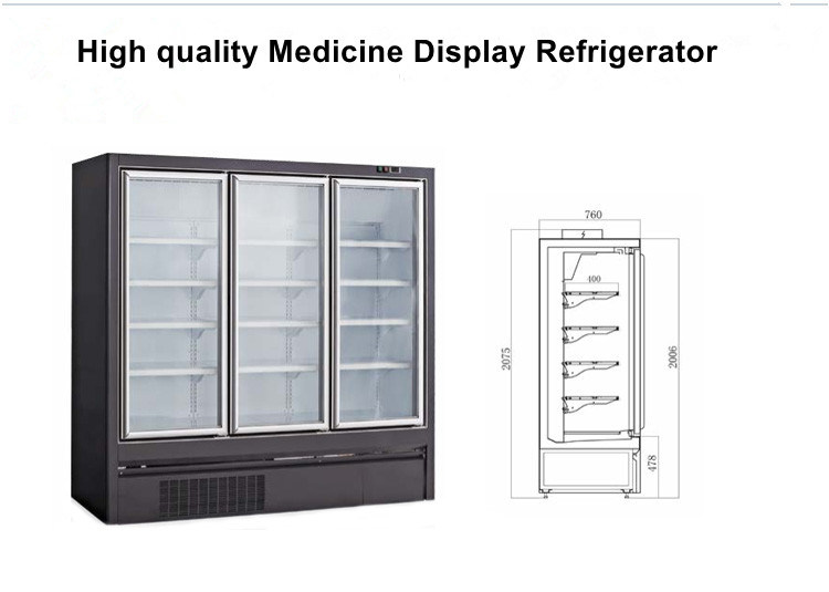 Gsp Standard Medicine Display Fridge/Display Fridge Refrigerator/Medicine Display Fridge