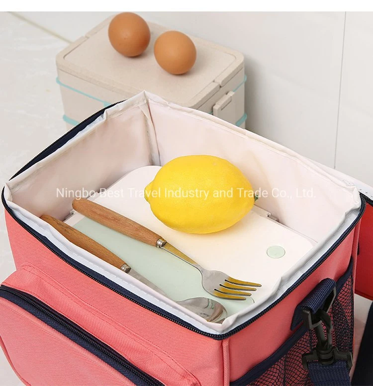 Custom Waterproof Outdoor Portable Tote Cooler Bag Reusable Picnic Box Insulated Lunch Bag