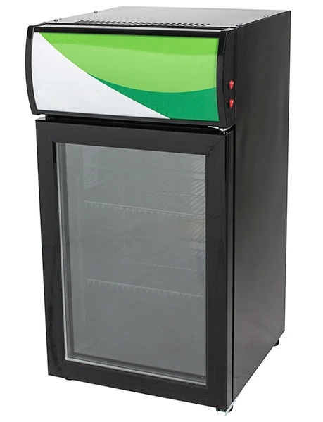 Portable Counter Top Ice-Cream Freezer Silent Easy Operation Storage Freezer 420X460X805mm Dimension Fridge