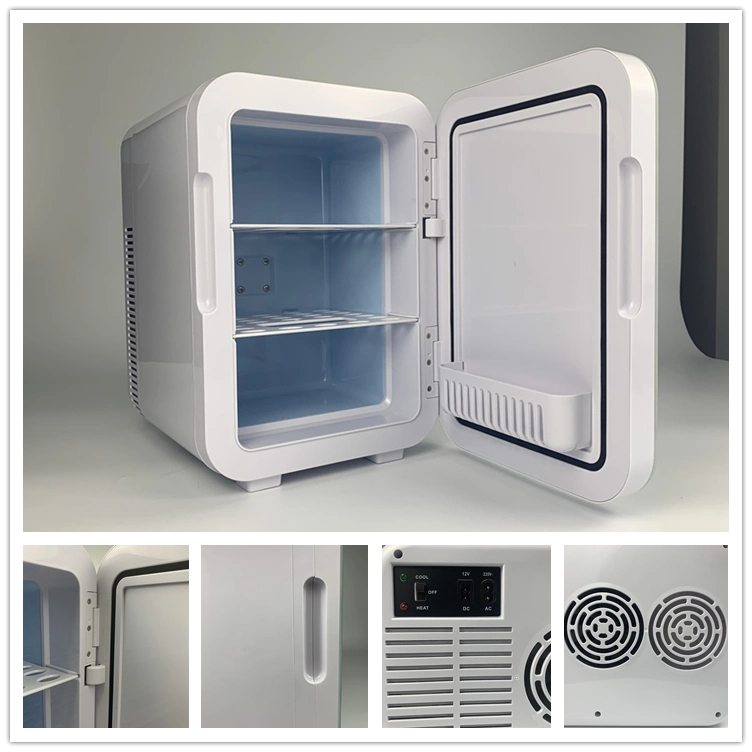 Wholesale Hc 10L DC Mini Bar Glass Door Cooler Home Fridge Car Refrigerator
