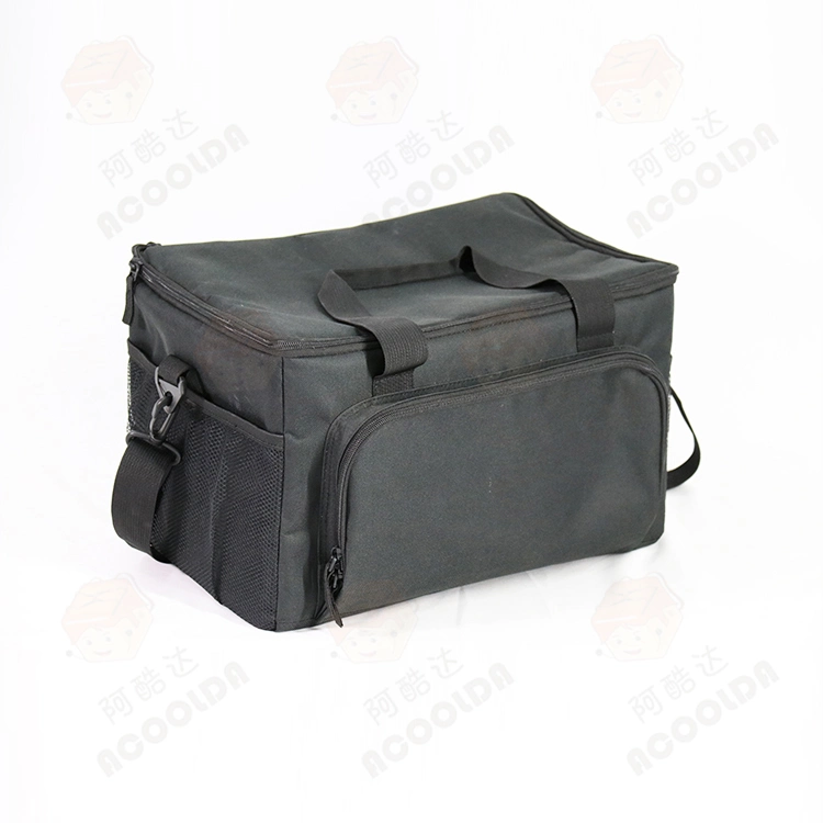 Portable Food Delivery Bag with Heater Polyester Cooler Insulated Fast Delivery Box