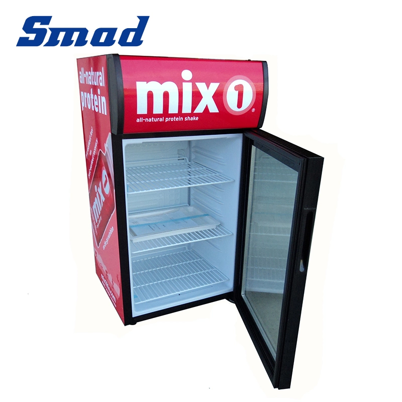 Glass Door Mini Refrigerator Small Fridge Mini Display Fridge