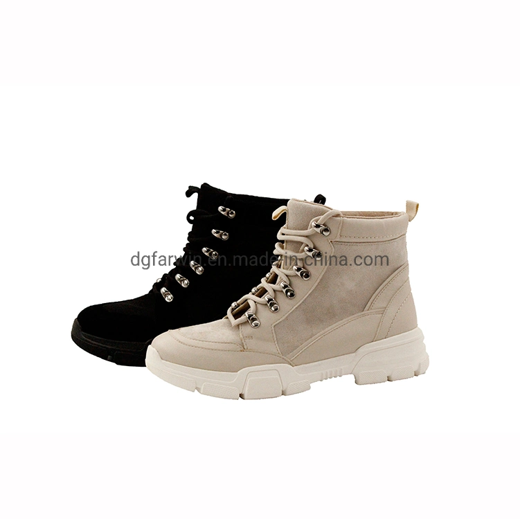 Lace-up Boots Winter and Autumn High-Top Sneaker Women Trainer Casual Boots