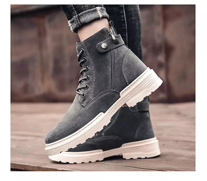 New Style Fashion Shoe Men Casual Shoe Work Boot Shoe Suede Shoe