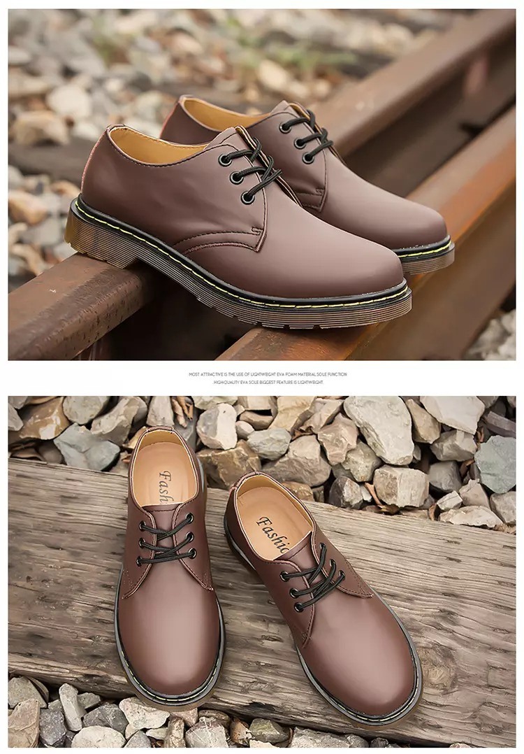 New Style Men's Work Shoe Casual Shoes Leather Shoe Rubber Sole