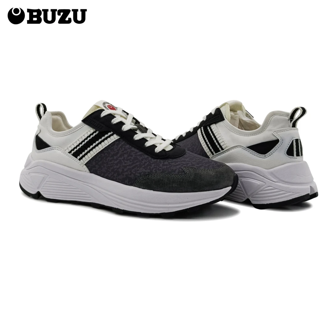 2021 Men's Suede Leather Sneaker Fashion Casual Shoes Running Walking Sport Shoes