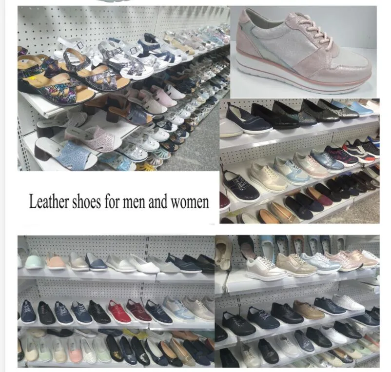 Jinjiang Footwear High Quality Leather Women Sneakers Lady Summer Sandals