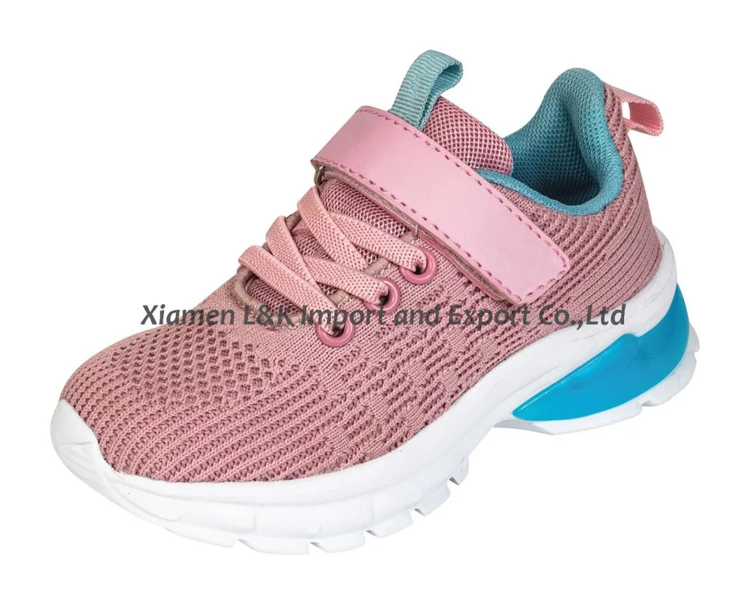 2 Colors Best Selling Fly Knit Athletic Shoes Sport Shoes Casual Shoes for Children