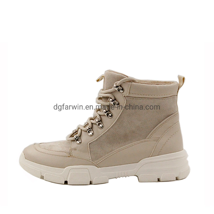 Lace-up Boots Winter and Autumn High-Top Sneaker Women Trainer Casual Boots
