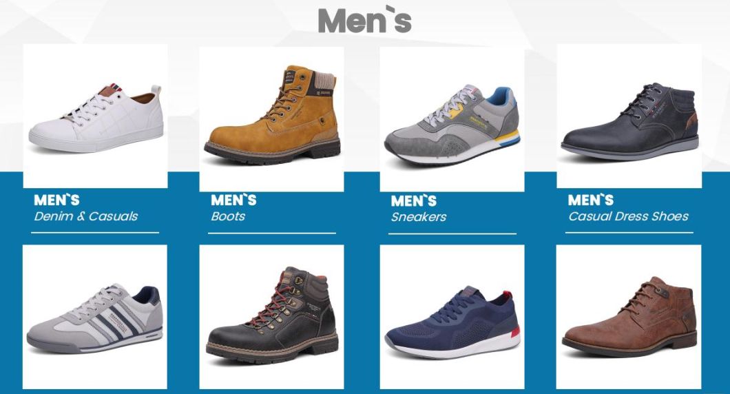 2020 Wholes Shoes Men's Comfort Shoes Navy PU Sneakers