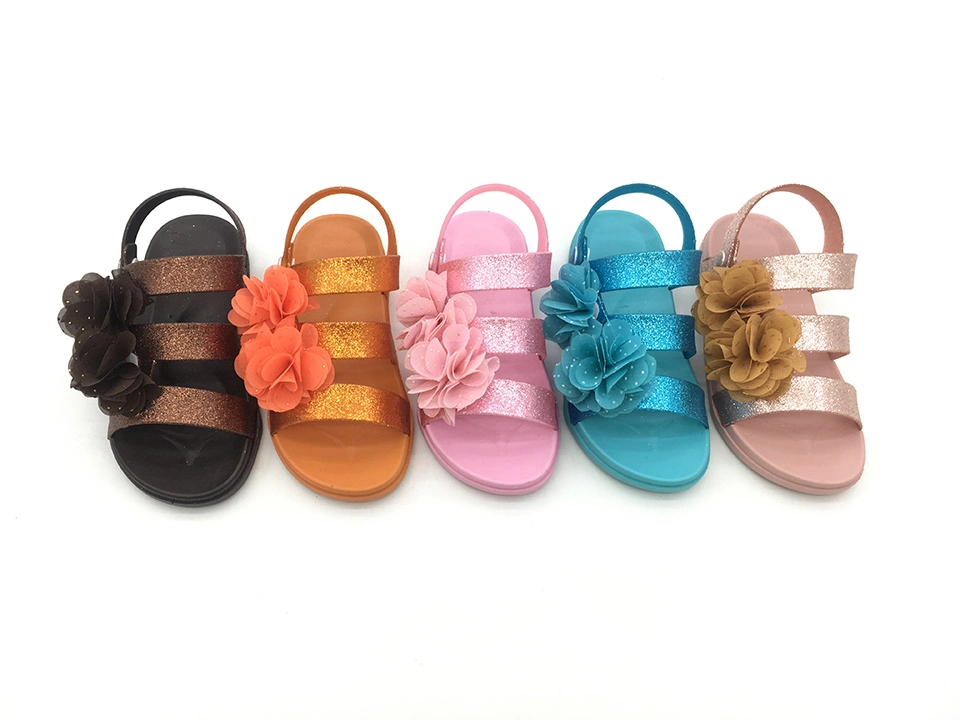 Summer Children Beach Boys Sandals Kids Shoes Flower Upper Sandals for Girls