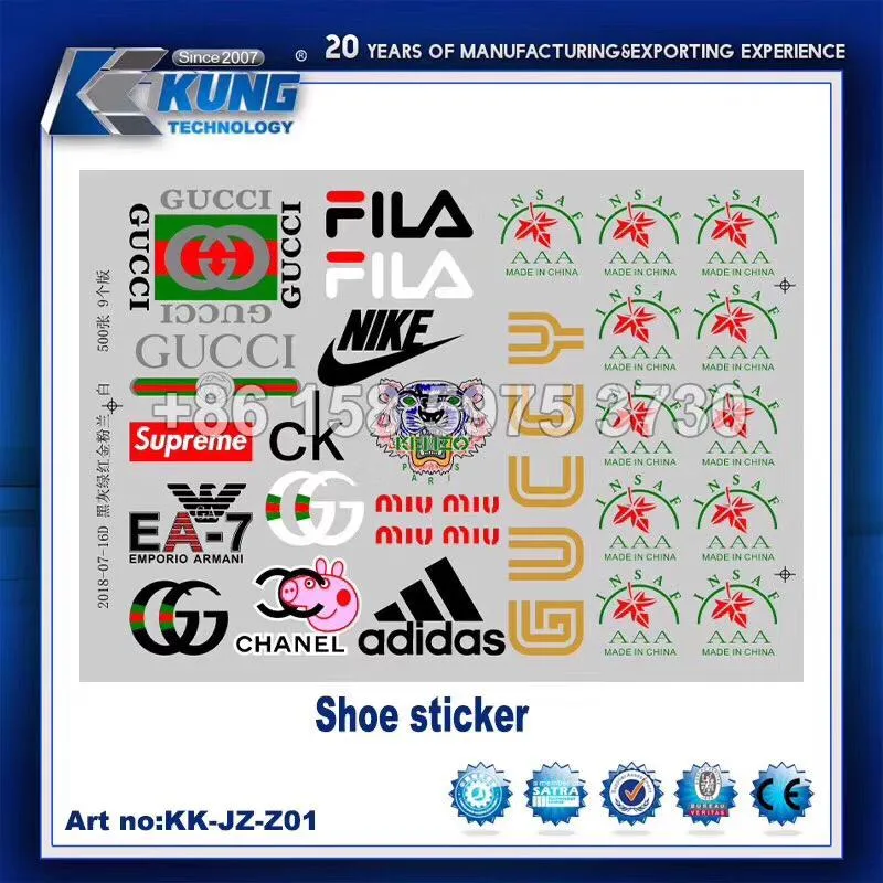 Cute Design for Kid Shoe Cold Sticker Shoe Material