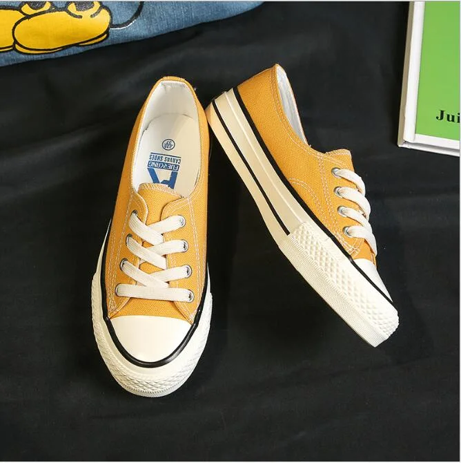 Ladies Canvas Shoes Outdoor Casual Vulcanized Sneakers Shoes for Custom Logo