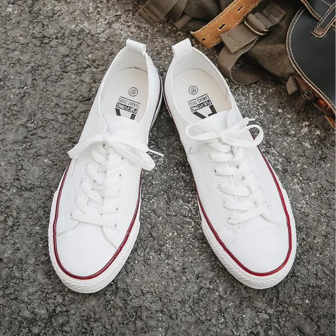 Ladies Canvas Shoes Outdoor Casual Vulcanized Sneakers Shoes for Custom Logo