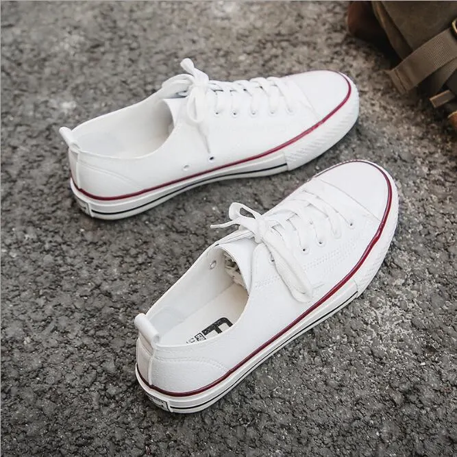 Ladies Canvas Shoes Outdoor Casual Vulcanized Sneakers Shoes for Custom Logo