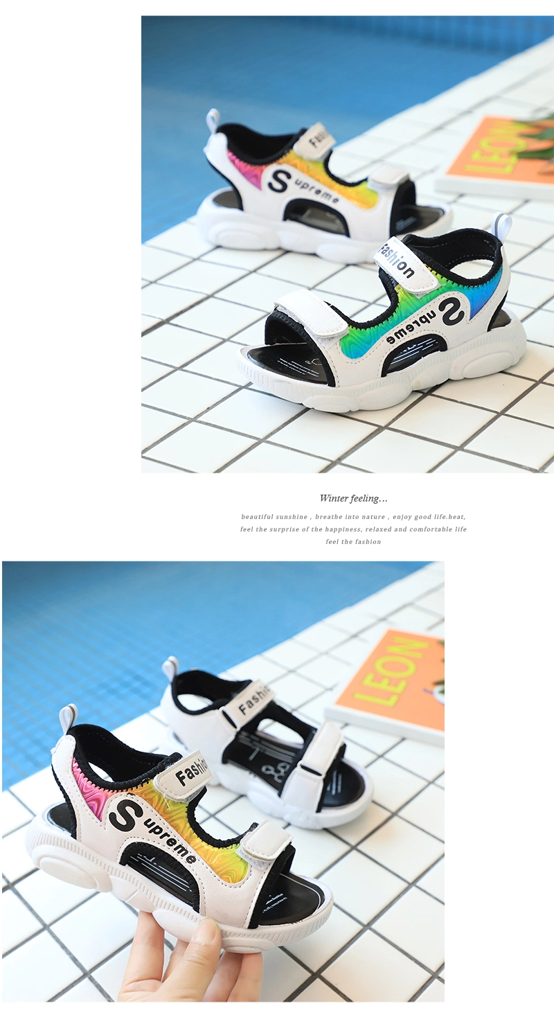 Fashionable Kids Summer Shoes for 2020 Anti-Slip Boys Kids Sandals Popular Children Shoes