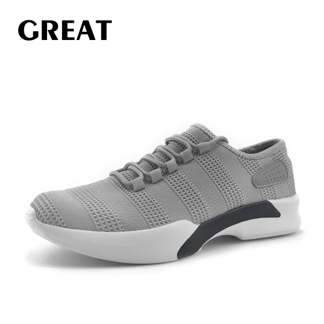 Greatshoe Good Quality Fashion Flyknit Shoes New Comfort Sport Sneaker Shoes for Men with Factory Price