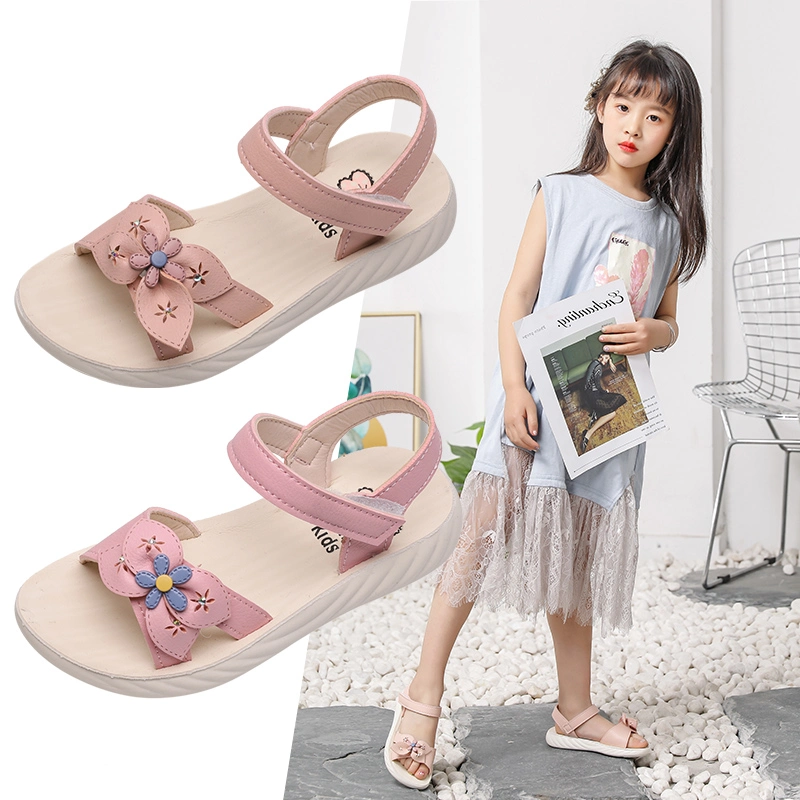 Latest Fashion Comfortable Flat Kids Shoes Cute Children Sandals