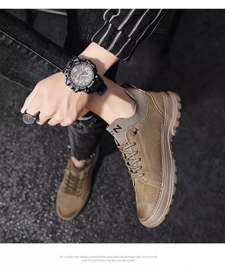 New Style Men's Work Shoe Casual Shoe Boots Leather Shoes