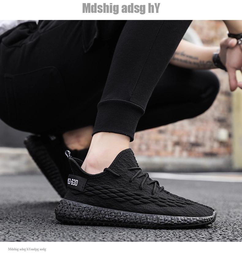 Fashion Comfort Lace-up Men Sneakers Breathable Sport Shoes