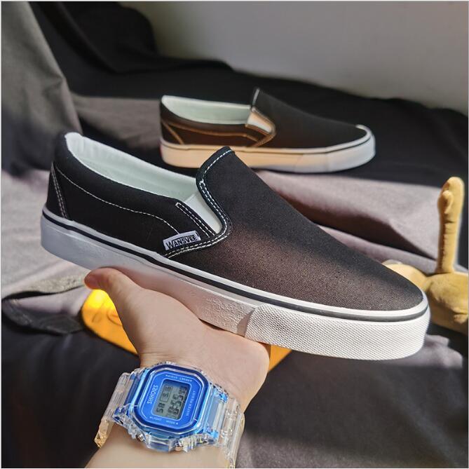 OEM Men Vulcanized Canvas Shoes Sneakers Casual Slip-on Shoes