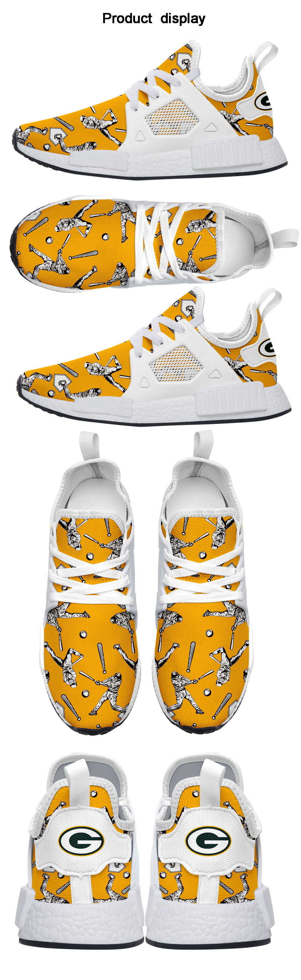 Custom Print on Demand Shoes for Team Baseball Nmd Design Your Own Fashion Sneakers Running Shoes