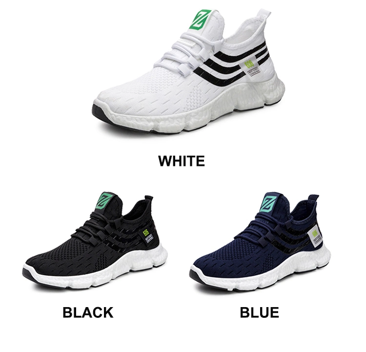 Cheap Price White Black Casual Sport Comfort Shoes Men Sneaker Zapatillas for Driving