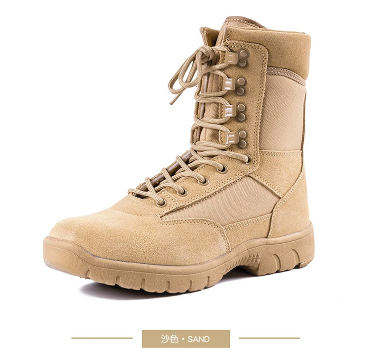 High Top Sand Combat Boots Desert Boots High Top Tactical Boots Full Size