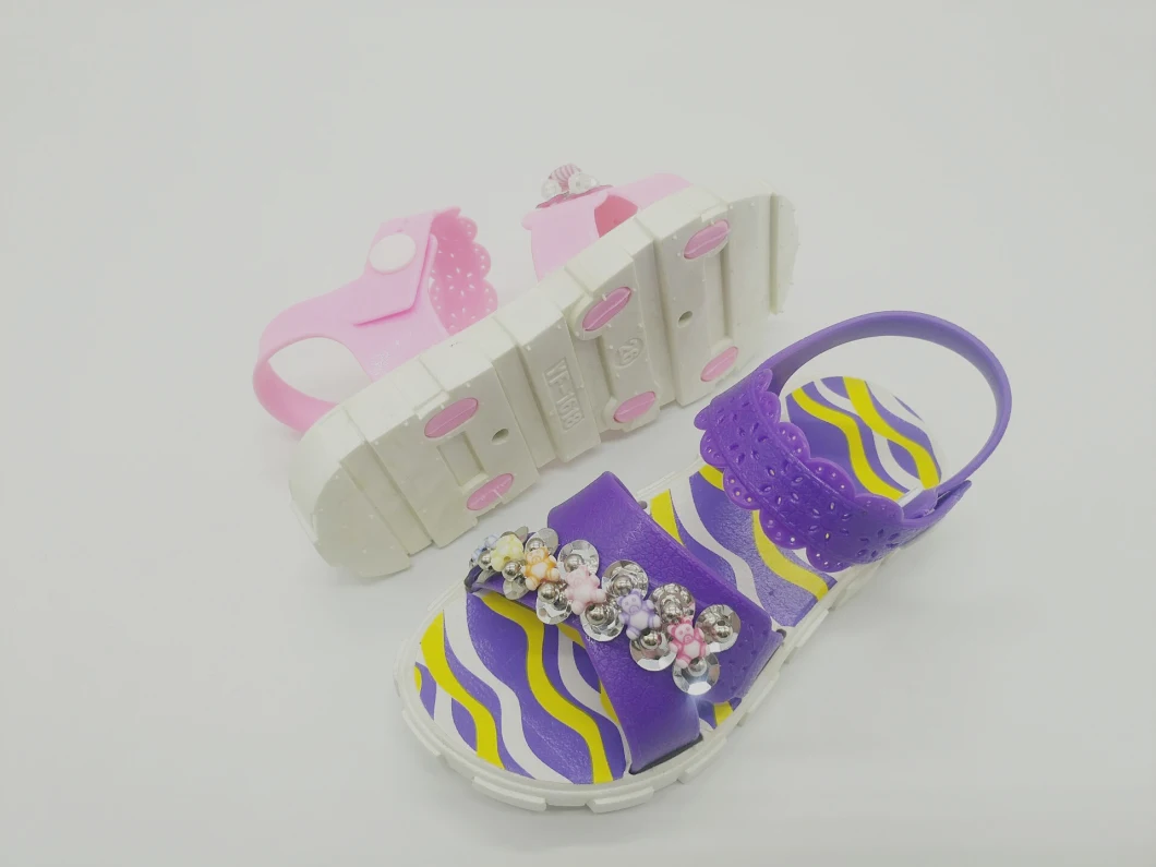 Children Jelly Sandals Kid Flat Shoes Flip Flop